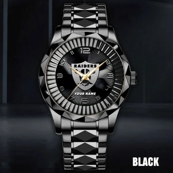 Las Vegas Raiders Business Watch For Men Automatic Mechanical Stainless Steel Band 2025 SPTDMW625 - Image 4
