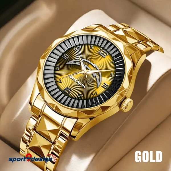 Los Angeles Chargers Business Watch For Men Automatic Mechanical Stainless Steel Band 2025 SPTDMW626 - Image 4