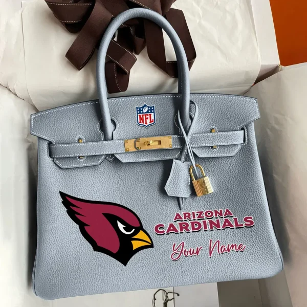 Arizona Cardinals Deluxe Handbag For Women Custom Your Name 2025 Versions, Sport Deluxe Handbag SPTSDB001