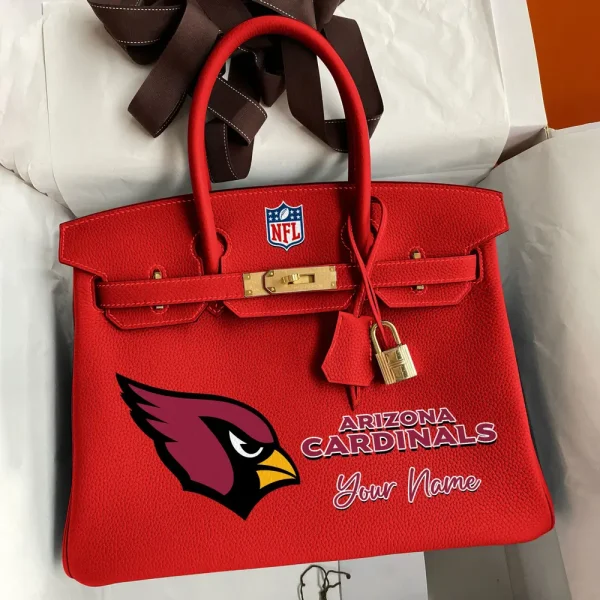 Arizona Cardinals Deluxe Handbag For Women Custom Your Name 2025 Versions, Sport Deluxe Handbag SPTSDB001 - Image 3
