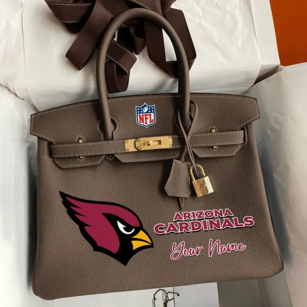 Arizona Cardinals Deluxe Handbag For Women Custom Your Name 2025 Versions, Sport Deluxe Handbag SPTSDB001 - Image 7