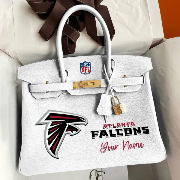 Atlanta Falcons Deluxe Handbag For Women Custom Your Name 2025 Versions, Sport Deluxe Handbag SPTSDB002 - Image 4