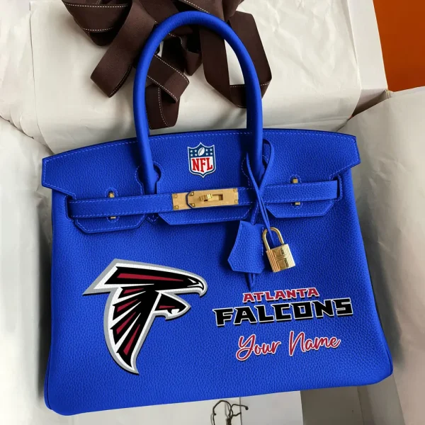 Atlanta Falcons Deluxe Handbag For Women Custom Your Name 2025 Versions, Sport Deluxe Handbag SPTSDB002 - Image 6