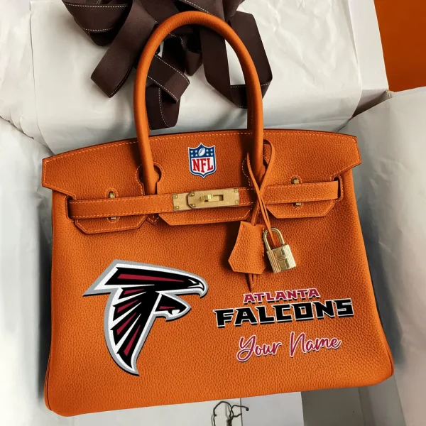 Atlanta Falcons Deluxe Handbag For Women Custom Your Name 2025 Versions, Sport Deluxe Handbag SPTSDB002 - Image 7
