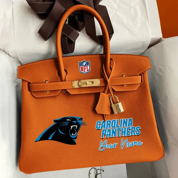 Carolina Panthers Deluxe Handbag For Women Custom Your Name 2025 Versions, Sport Deluxe Handbag SPTSDB005 - Image 2