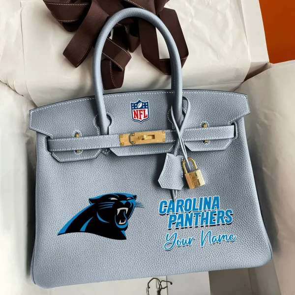 Carolina Panthers Deluxe Handbag For Women Custom Your Name 2025 Versions, Sport Deluxe Handbag SPTSDB005 - Image 4