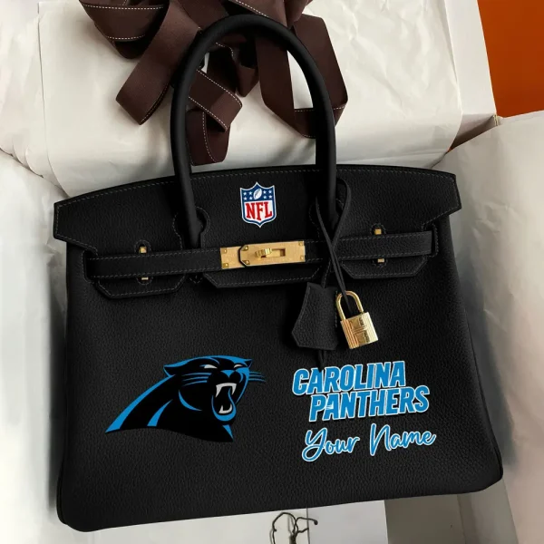 Carolina Panthers Deluxe Handbag For Women Custom Your Name 2025 Versions, Sport Deluxe Handbag SPTSDB005 - Image 8