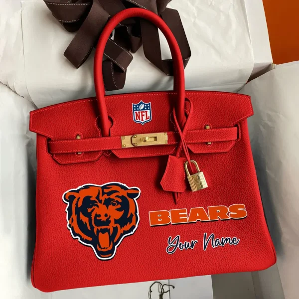 Chicago Bears Deluxe Handbag For Women Custom Your Name 2025 Versions, Sport Deluxe Handbag SPTSDB006 - Image 2