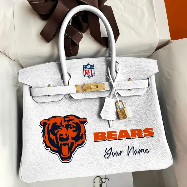 Chicago Bears Deluxe Handbag For Women Custom Your Name 2025 Versions, Sport Deluxe Handbag SPTSDB006 - Image 3
