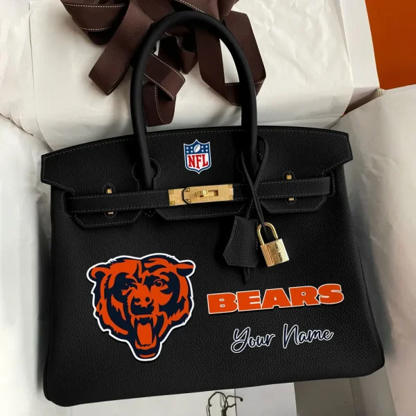 Chicago Bears Deluxe Handbag For Women Custom Your Name 2025 Versions, Sport Deluxe Handbag SPTSDB006 - Image 4