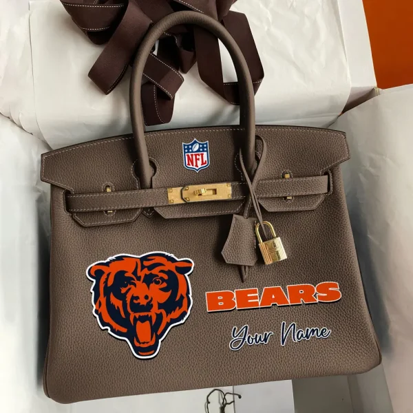 Chicago Bears Deluxe Handbag For Women Custom Your Name 2025 Versions, Sport Deluxe Handbag SPTSDB006 - Image 6