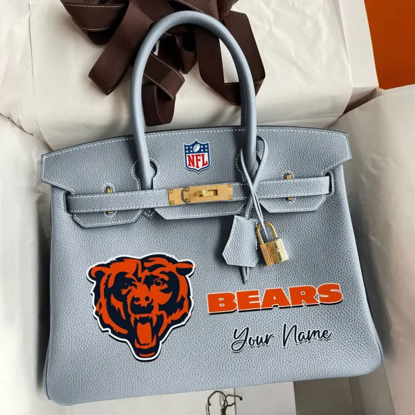 Chicago Bears Deluxe Handbag For Women Custom Your Name 2025 Versions, Sport Deluxe Handbag SPTSDB006 - Image 7