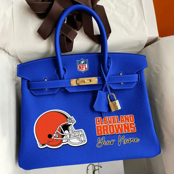 Cleveland Browns Deluxe Handbag For Women Custom Your Name 2025 Versions, Sport Deluxe Handbag SPTSDB008 - Image 5