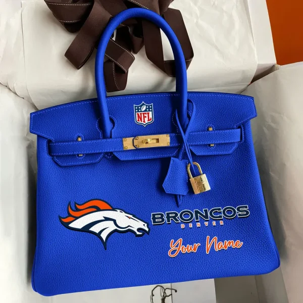 Denver Broncos Deluxe Handbag For Women Custom Your Name 2025 Versions, Sport Deluxe Handbag SPTSDB010 - Image 3