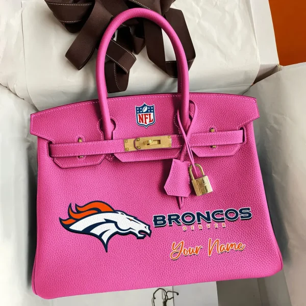 Denver Broncos Deluxe Handbag For Women Custom Your Name 2025 Versions, Sport Deluxe Handbag SPTSDB010 - Image 5