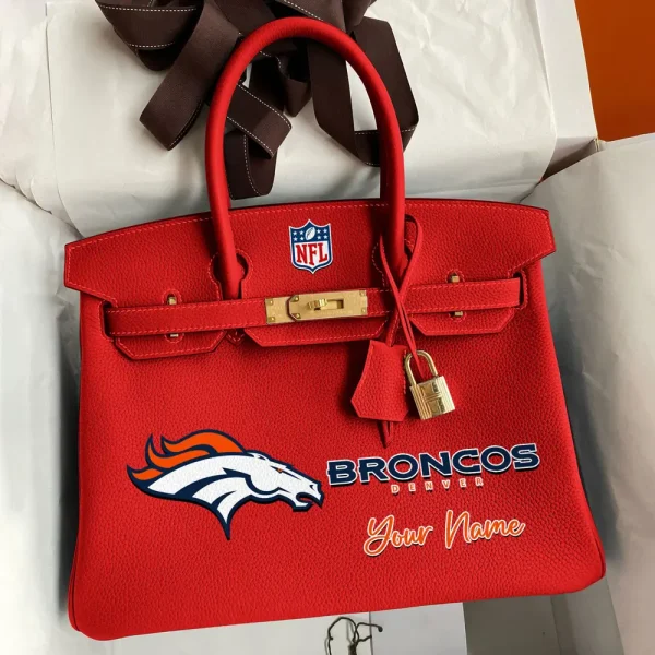 Denver Broncos Deluxe Handbag For Women Custom Your Name 2025 Versions, Sport Deluxe Handbag SPTSDB010 - Image 6