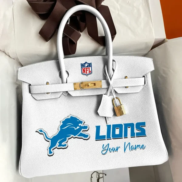 Detroit Lions Deluxe Handbag For Women Custom Your Name 2025 Versions, Sport Deluxe Handbag SPTSDB011 - Image 5