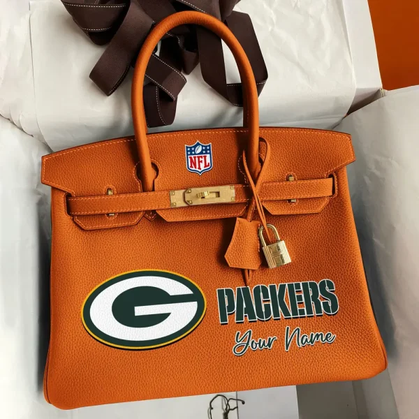Green Bay Packers Deluxe Handbag For Women Custom Your Name 2025 Versions, Sport Deluxe Handbag SPTSDB012 - Image 2