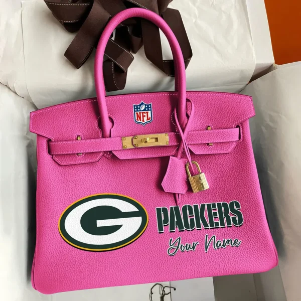 Green Bay Packers Deluxe Handbag For Women Custom Your Name 2025 Versions, Sport Deluxe Handbag SPTSDB012 - Image 4