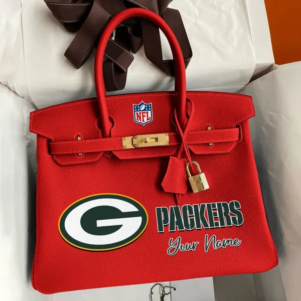 Green Bay Packers Deluxe Handbag For Women Custom Your Name 2025 Versions, Sport Deluxe Handbag SPTSDB012 - Image 5