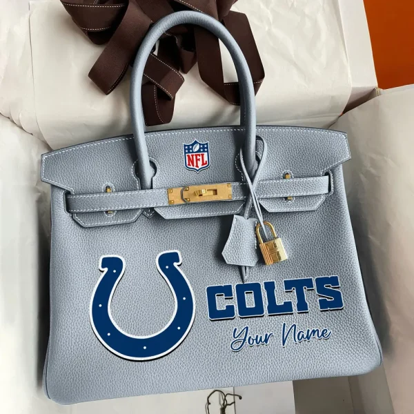 Indianapolis Colts Deluxe Handbag For Women Custom Your Name 2025 Versions, Sport Deluxe Handbag SPTSDB014 - Image 5