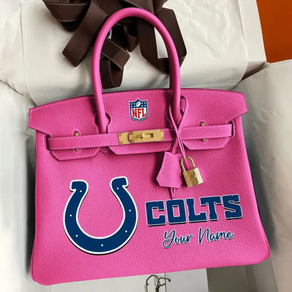 Indianapolis Colts Deluxe Handbag For Women Custom Your Name 2025 Versions, Sport Deluxe Handbag SPTSDB014 - Image 6