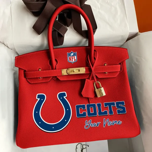 Indianapolis Colts Deluxe Handbag For Women Custom Your Name 2025 Versions, Sport Deluxe Handbag SPTSDB014 - Image 7