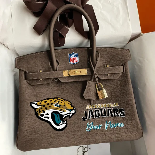 Jacksonville Jaguars Deluxe Handbag For Women Custom Your Name 2025 Versions, Sport Deluxe Handbag SPTSDB015 - Image 3