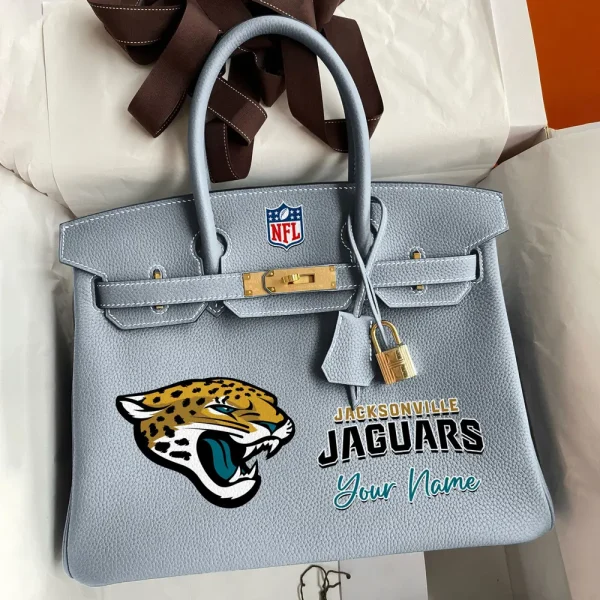 Jacksonville Jaguars Deluxe Handbag For Women Custom Your Name 2025 Versions, Sport Deluxe Handbag SPTSDB015 - Image 4