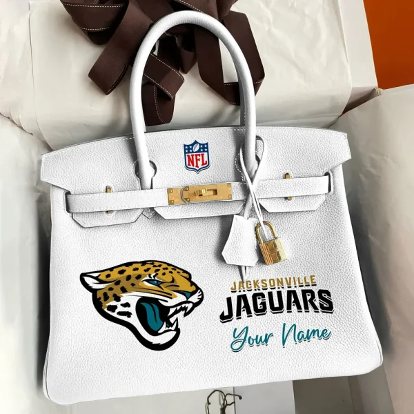 Jacksonville Jaguars Deluxe Handbag For Women Custom Your Name 2025 Versions, Sport Deluxe Handbag SPTSDB015
