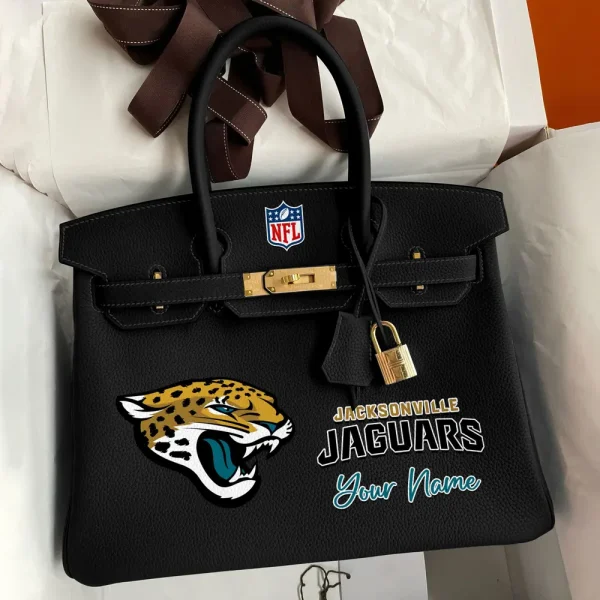 Jacksonville Jaguars Deluxe Handbag For Women Custom Your Name 2025 Versions, Sport Deluxe Handbag SPTSDB015 - Image 7