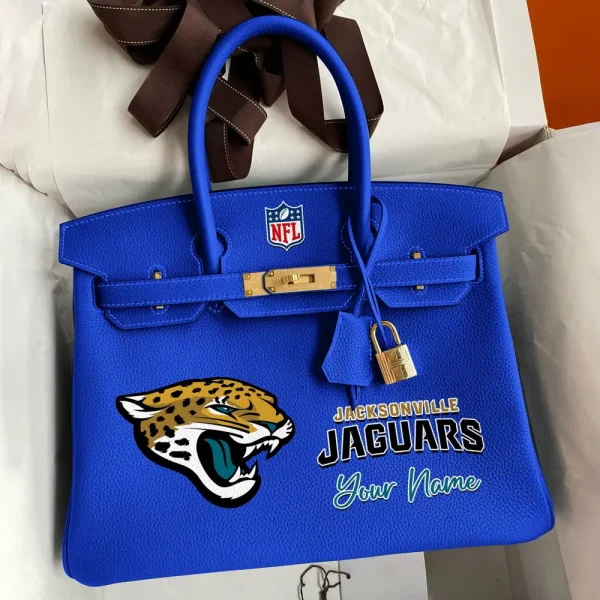 Jacksonville Jaguars Deluxe Handbag For Women Custom Your Name 2025 Versions, Sport Deluxe Handbag SPTSDB015 - Image 8
