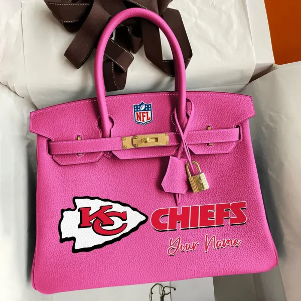 Kansas City Chiefs Deluxe Handbag For Women Custom Your Name 2025 Versions, Sport Deluxe Handbag SPTSDB016 - Image 3