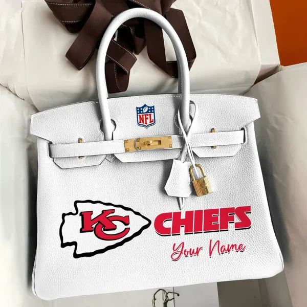 Kansas City Chiefs Deluxe Handbag For Women Custom Your Name 2025 Versions, Sport Deluxe Handbag SPTSDB016 - Image 4