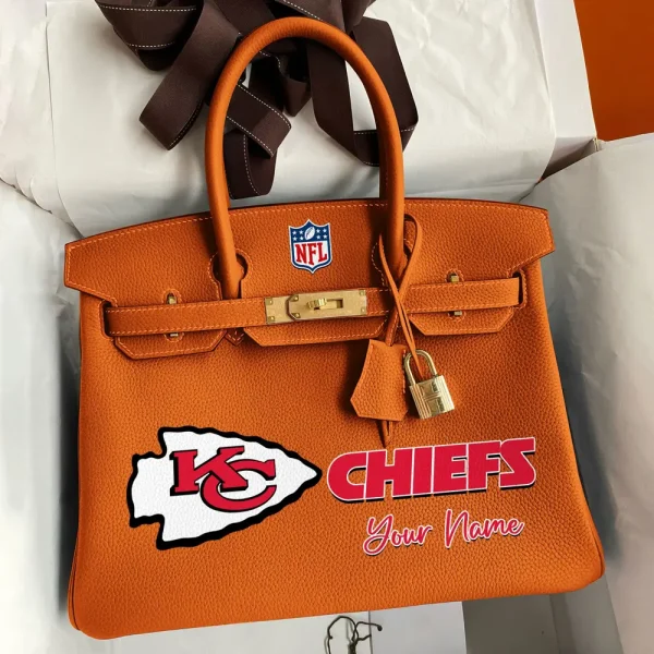 Kansas City Chiefs Deluxe Handbag For Women Custom Your Name 2025 Versions, Sport Deluxe Handbag SPTSDB016 - Image 6