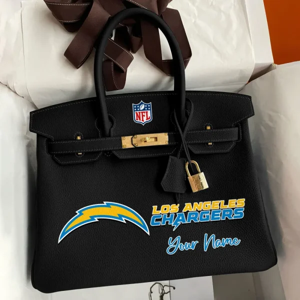 Los Angeles Chargers Deluxe Handbag For Women Custom Your Name 2025 Versions, Sport Deluxe Handbag SPTSDB018 - Image 7