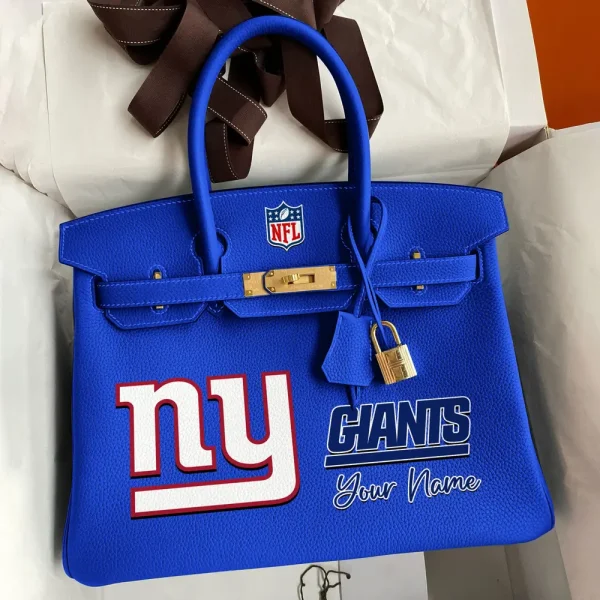 New York Giants Deluxe Handbag For Women Custom Your Name 2025 Versions, Sport Deluxe Handbag SPTSDB024