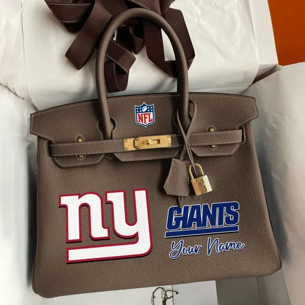 New York Giants Deluxe Handbag For Women Custom Your Name 2025 Versions, Sport Deluxe Handbag SPTSDB024 - Image 4
