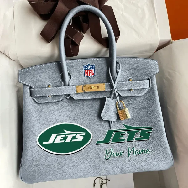 New York Jets Deluxe Handbag For Women Custom Your Name 2025 Versions, Sport Deluxe Handbag SPTSDB025 - Image 2