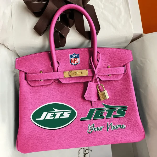 New York Jets Deluxe Handbag For Women Custom Your Name 2025 Versions, Sport Deluxe Handbag SPTSDB025 - Image 5