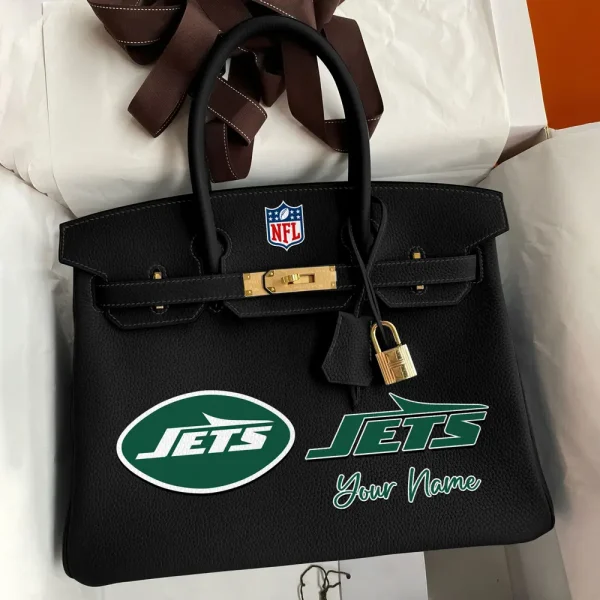 New York Jets Deluxe Handbag For Women Custom Your Name 2025 Versions, Sport Deluxe Handbag SPTSDB025 - Image 7
