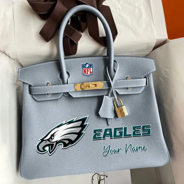 Philadelphia Eagles Deluxe Handbag For Women Custom Your Name 2025 Versions, Sport Deluxe Handbag SPTSDB026