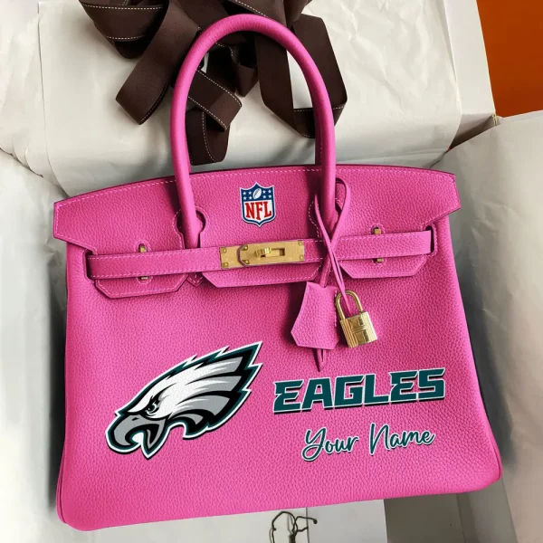 Philadelphia Eagles Deluxe Handbag For Women Custom Your Name 2025 Versions, Sport Deluxe Handbag SPTSDB026 - Image 3