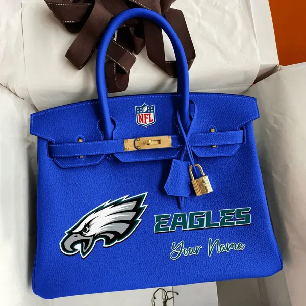 Philadelphia Eagles Deluxe Handbag For Women Custom Your Name 2025 Versions, Sport Deluxe Handbag SPTSDB026 - Image 7