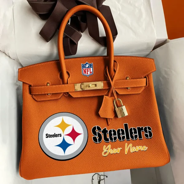 Pittsburgh Steelers Deluxe Handbag For Women Custom Your Name 2025 Versions, Sport Deluxe Handbag SPTSDB027 - Image 3