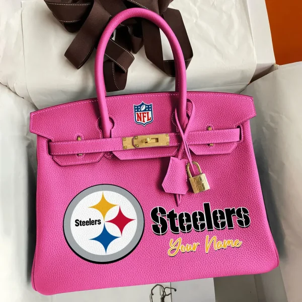 Pittsburgh Steelers Deluxe Handbag For Women Custom Your Name 2025 Versions, Sport Deluxe Handbag SPTSDB027 - Image 6