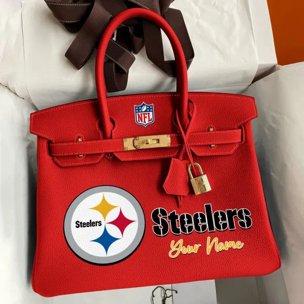 Pittsburgh Steelers Deluxe Handbag For Women Custom Your Name 2025 Versions, Sport Deluxe Handbag SPTSDB027 - Image 7