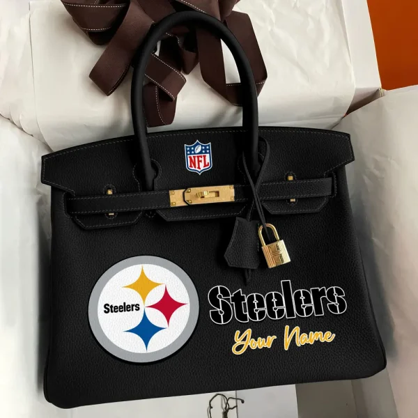 Pittsburgh Steelers Deluxe Handbag For Women Custom Your Name 2025 Versions, Sport Deluxe Handbag SPTSDB027 - Image 8