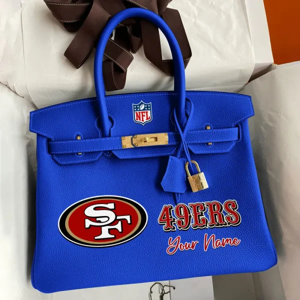 San Francisco 49ers Deluxe Handbag For Women Custom Your Name 2025 Versions, Sport Deluxe Handbag SPTSDB028 - Image 2