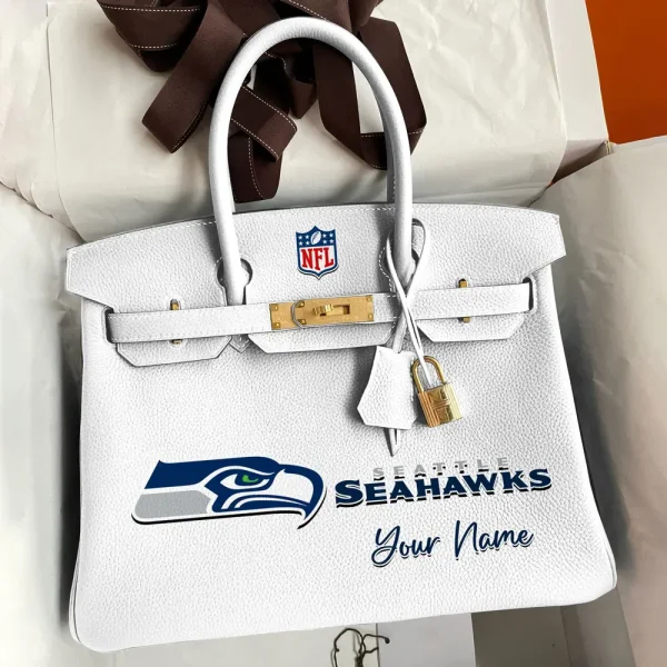 Seattle Seahawks Deluxe Handbag For Women Custom Your Name 2025 Versions, Sport Deluxe Handbag SPTSDB029 - Image 6